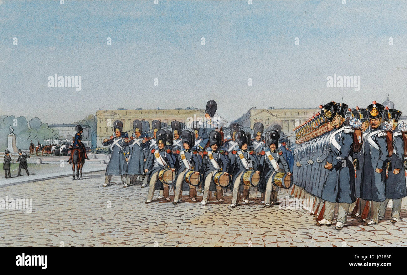 François d'Orléans - La révolution de 1830 Stock Photo