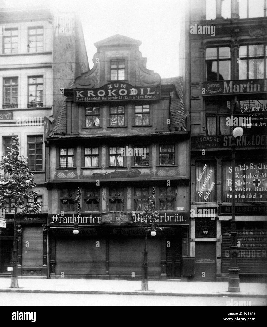 Frankfurt Am Main Zeil Carl Andreas Abt Palais Barckhaus 1904