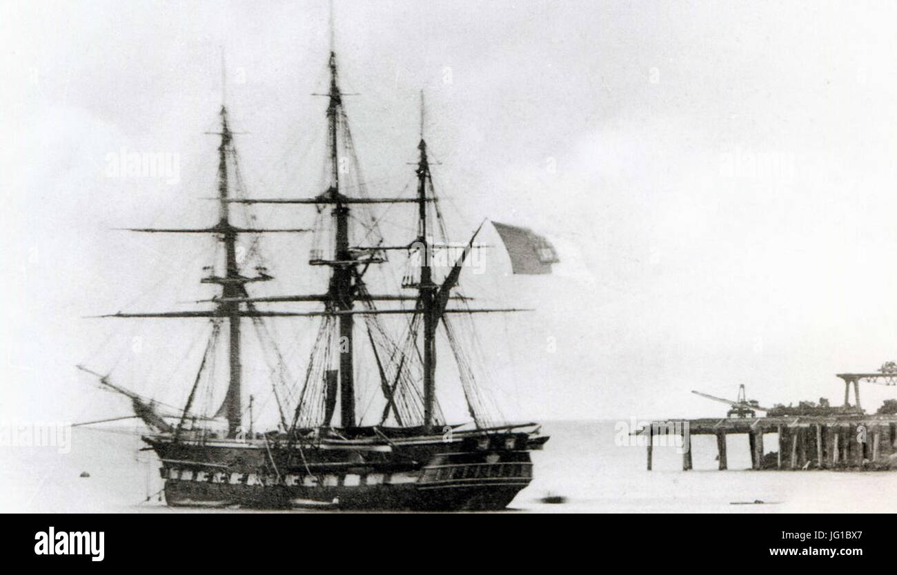 Frigate Dom Fernando II e Glória, 1878 Stock Photo