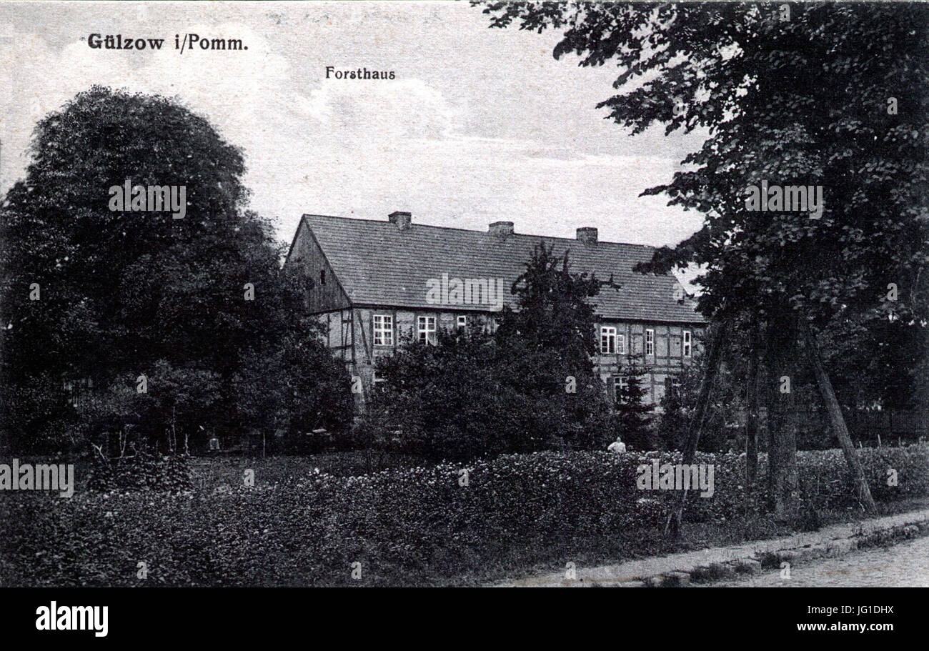 Gülzow - Forsthaus Stock Photo