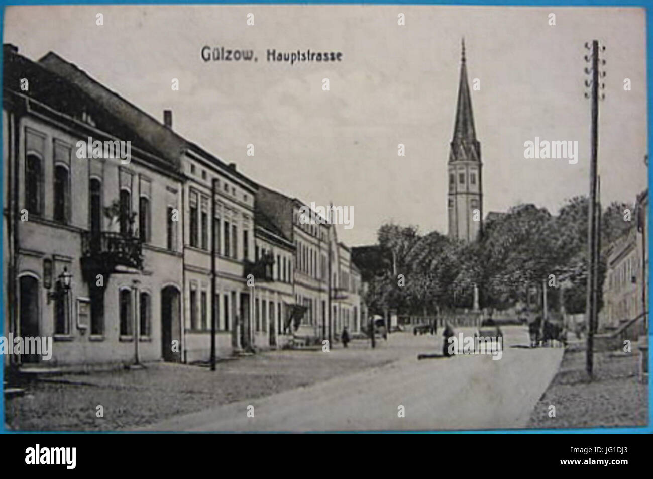 Gülzow - Hauptstrasse 2 Stock Photo