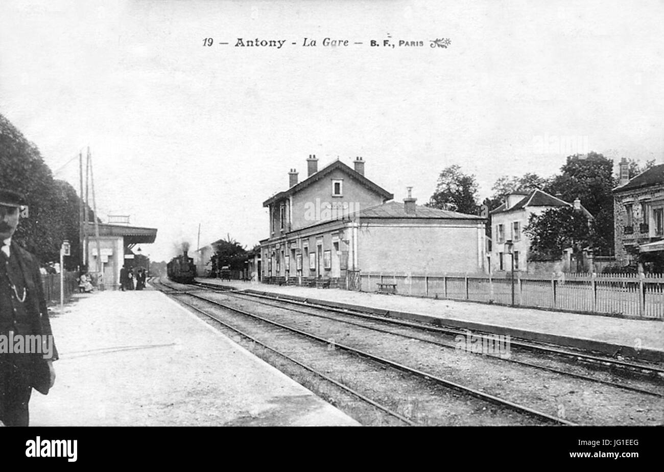 Gare-Antony-PO-1900 Stock Photo