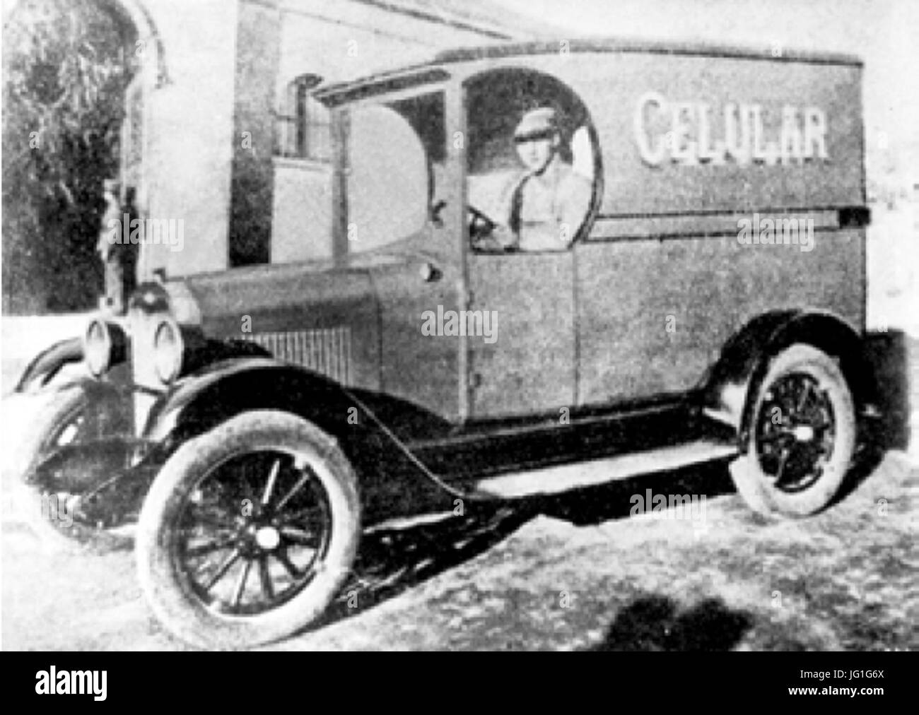 Gendarmeria de Chile - Carro celular - Siglo XX años 20. Stock Photo