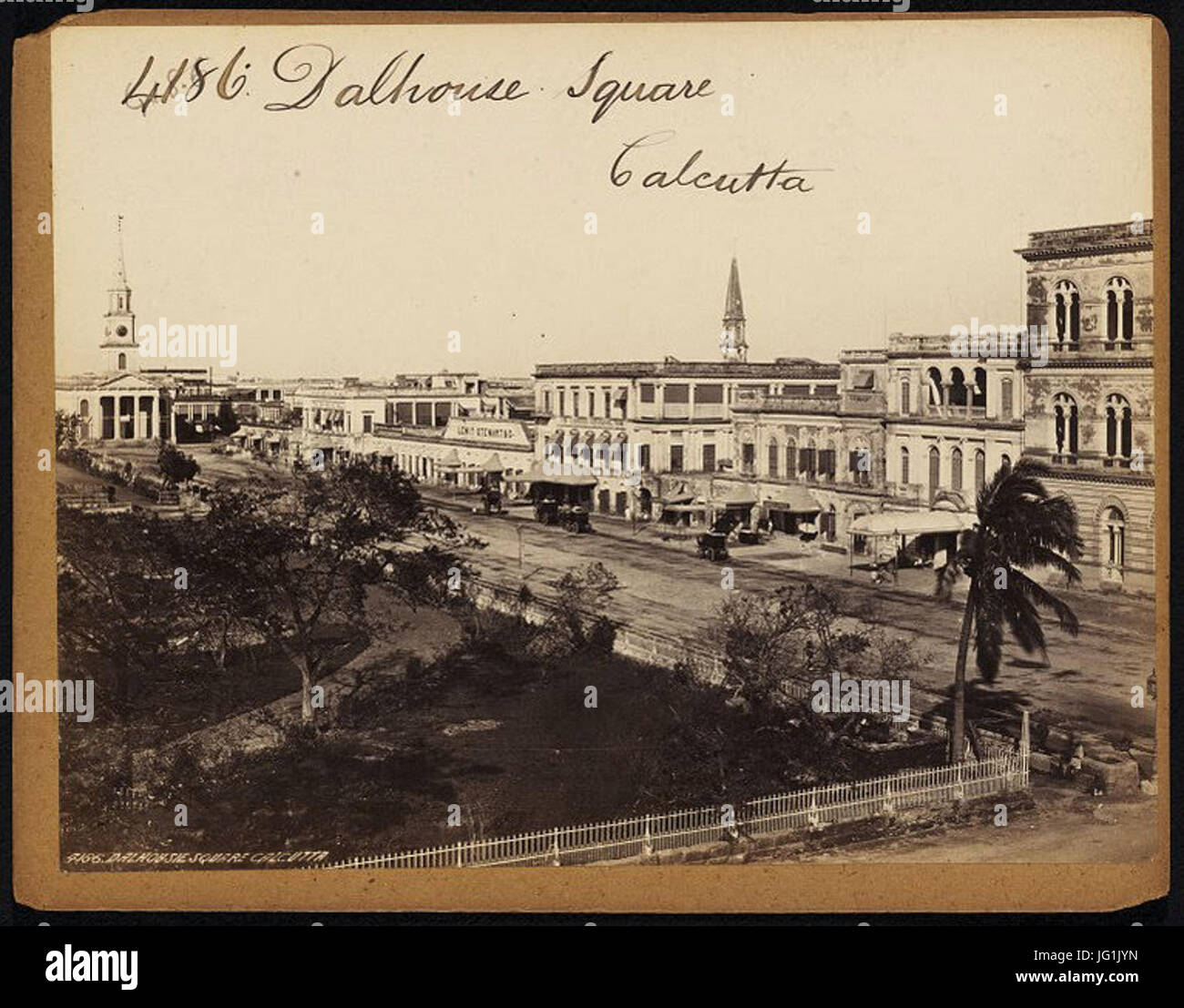 Dalhouse Square Calcutta by Francis Frith Stock Photo