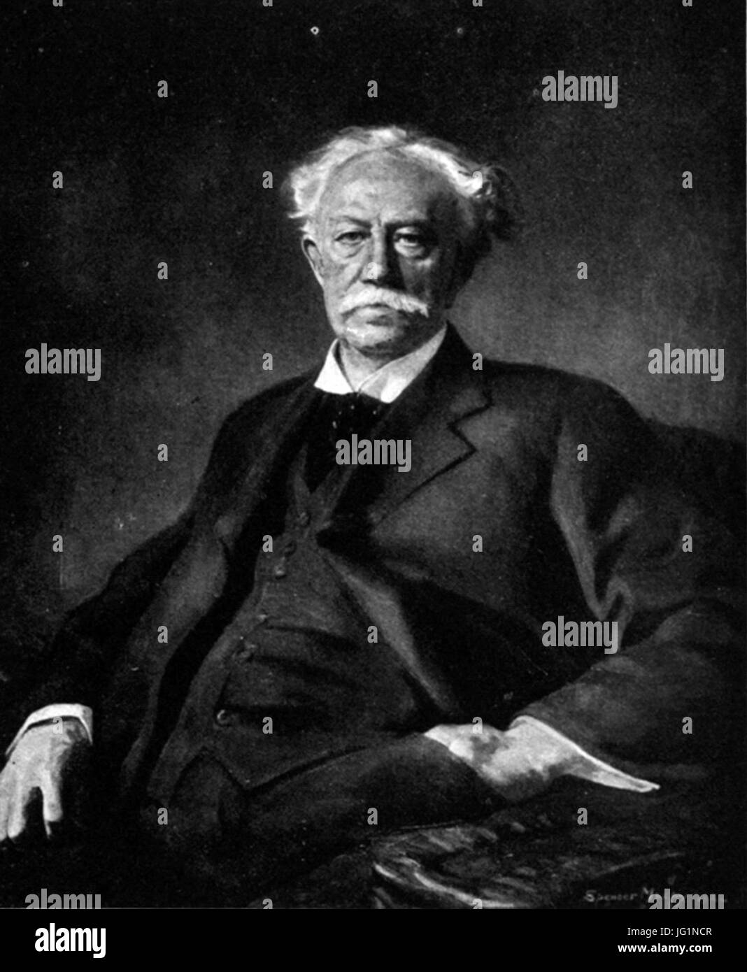 David Starr Jordan (1851-1931) Stock Photo