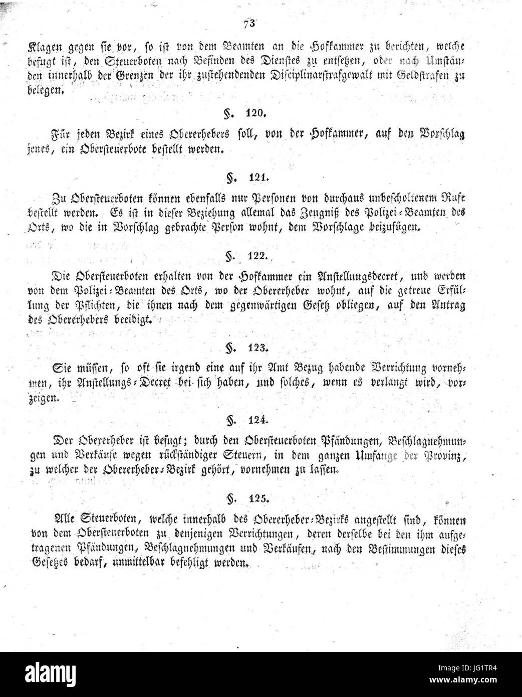 De Steuerges Starkenb Oberh (Großh Hess)(1820) 73 Stock Photo
