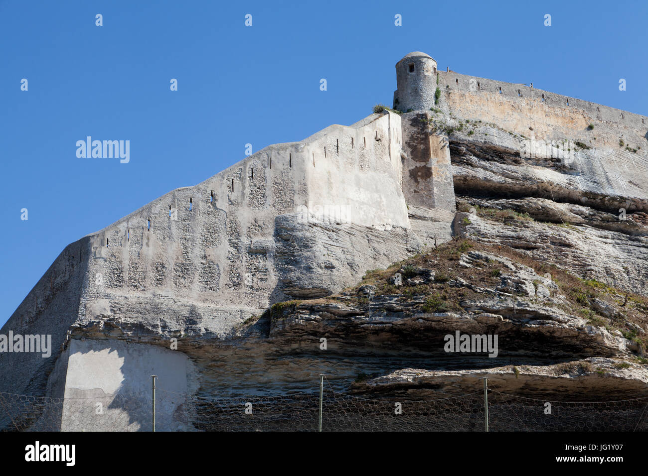 The citadel Bonifacio. Corsica, France. Stock Photo