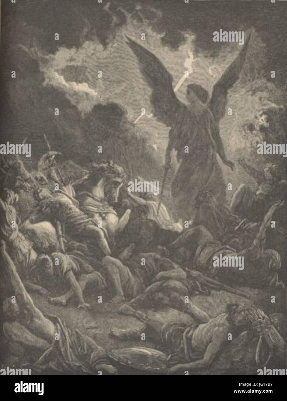 DESTRUCTION OF SENNACHERIB S HOST Stock Photo - Alamy