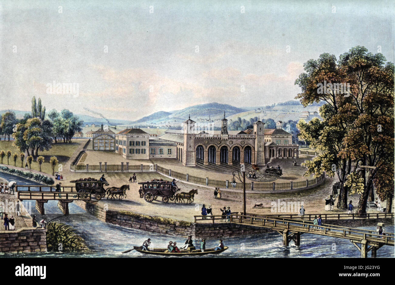 Isenring Bahnhof Z rich 1847 Stock Photo Alamy isenring-bahnhof-z-rich-1847-stock-photo-alamy