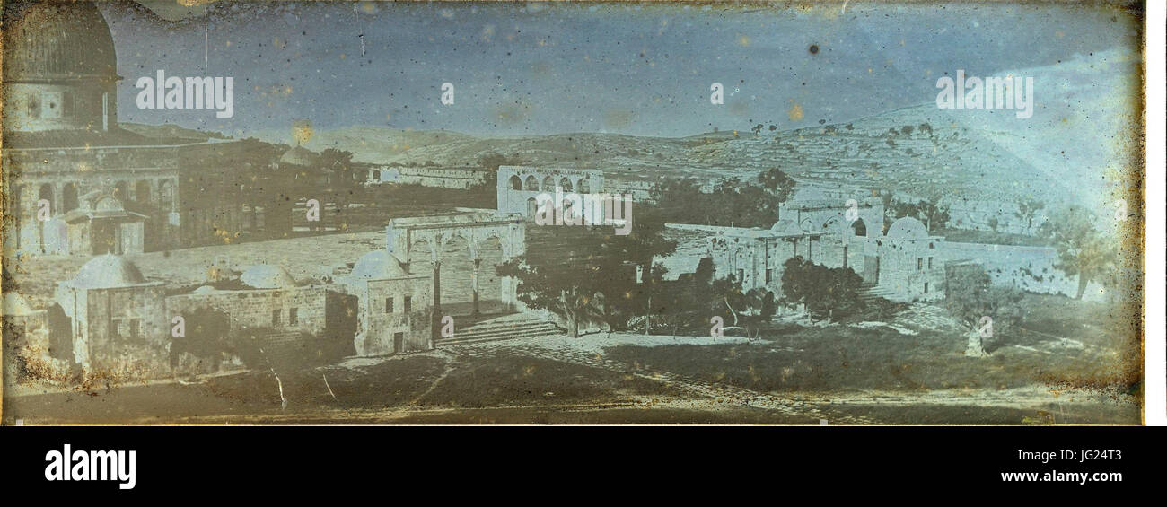 Jérusalem - esplanade du Temple de Salomon, Dôme du Rocher Stock Photo