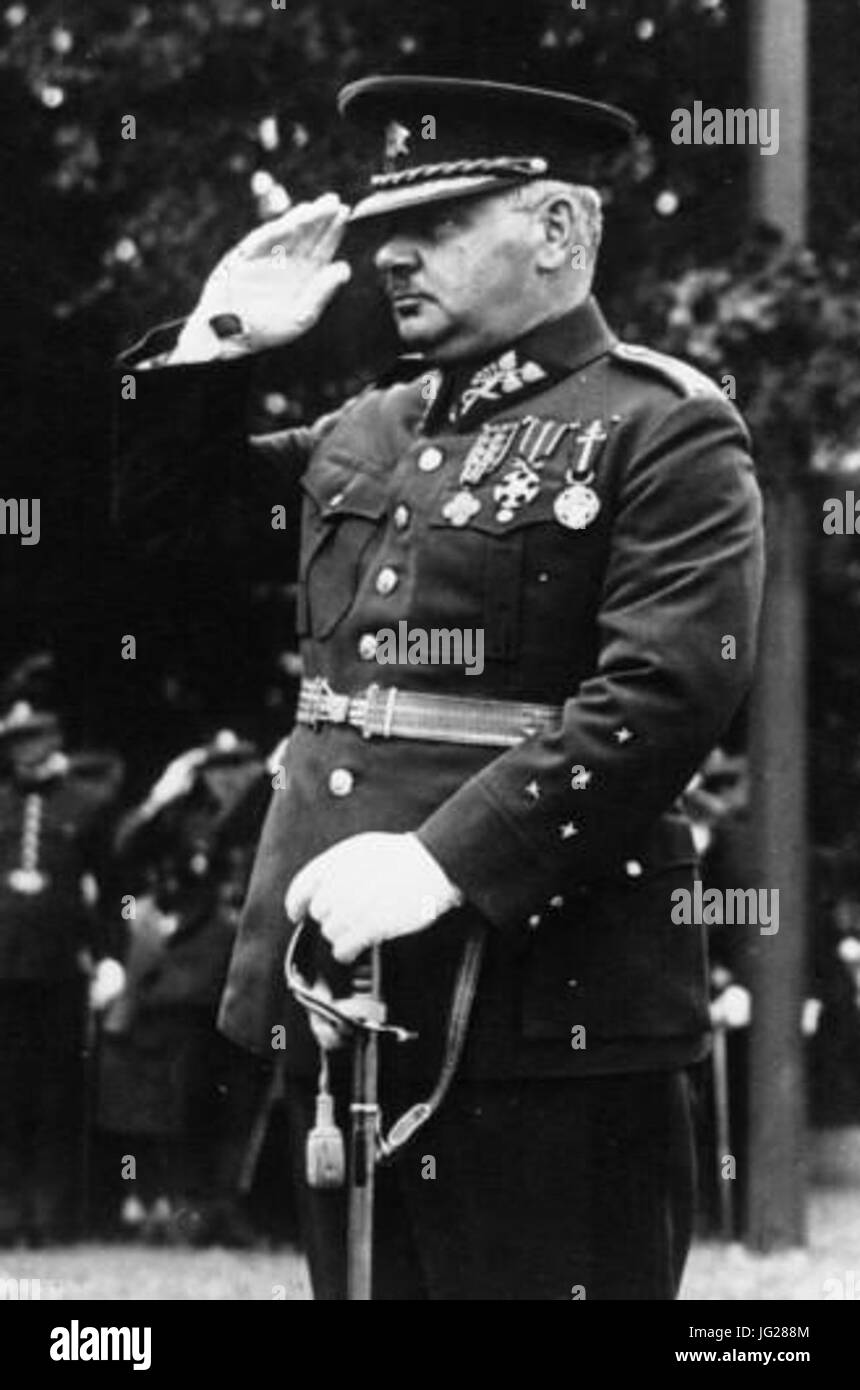 Jan Syrový 1932 Stock Photo Alamy