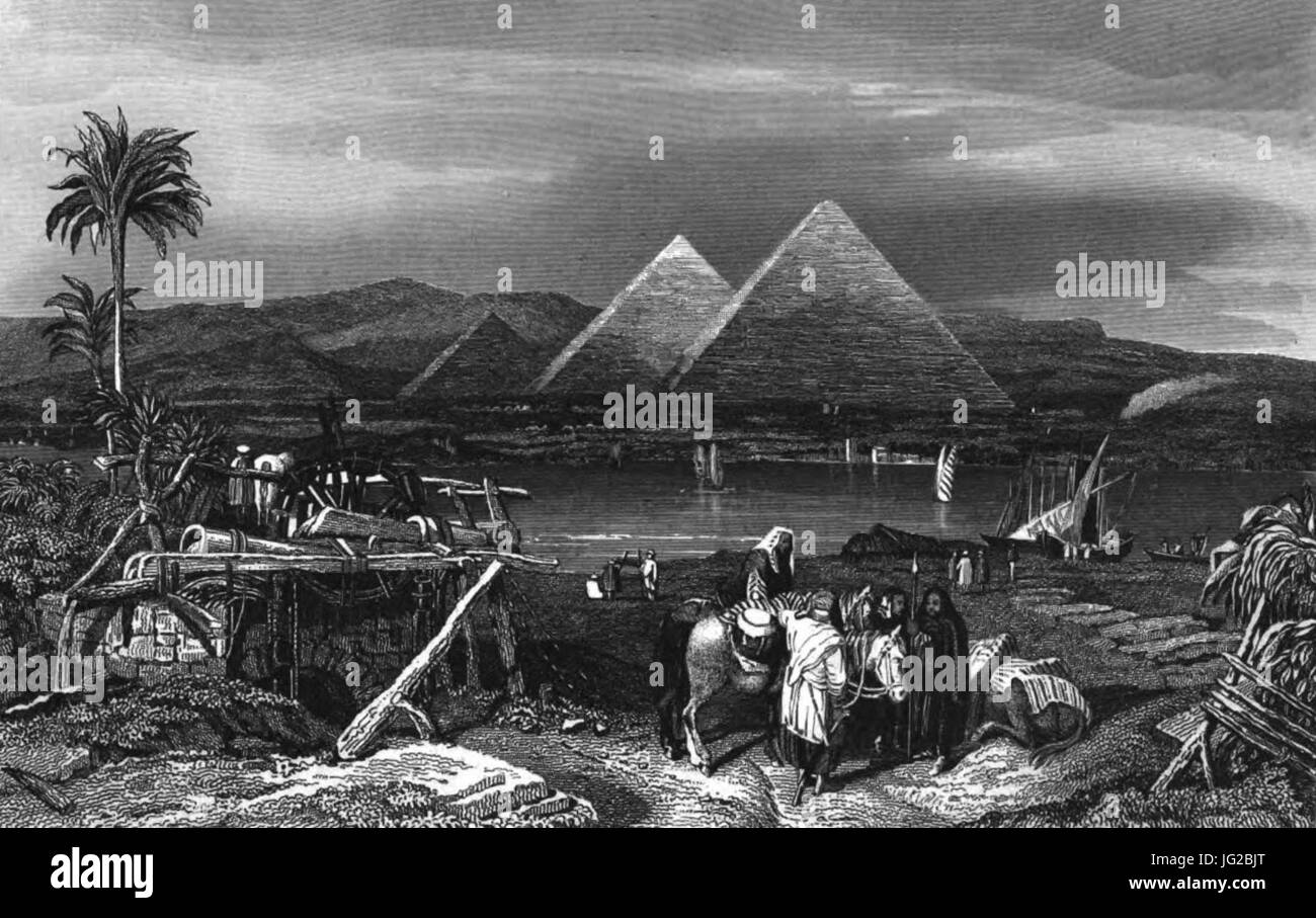 Great Pyramids, Illustration for La TerreSainte et les lieux illustrés