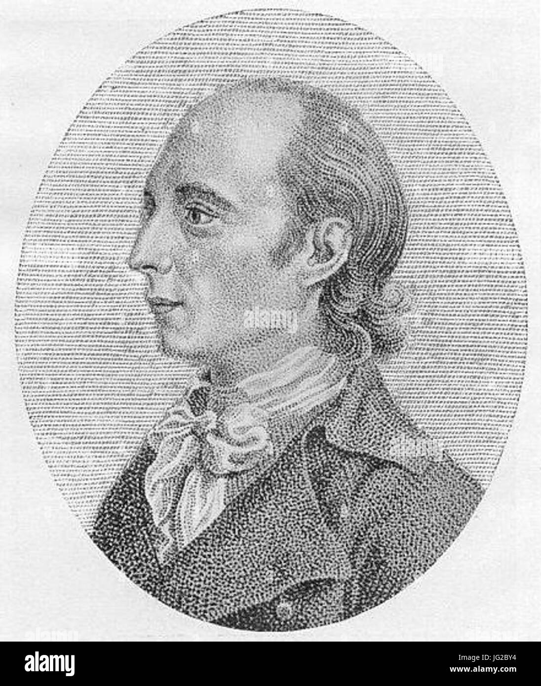 Johann Heinrich Voß - Imagines philologorum Stock Photo