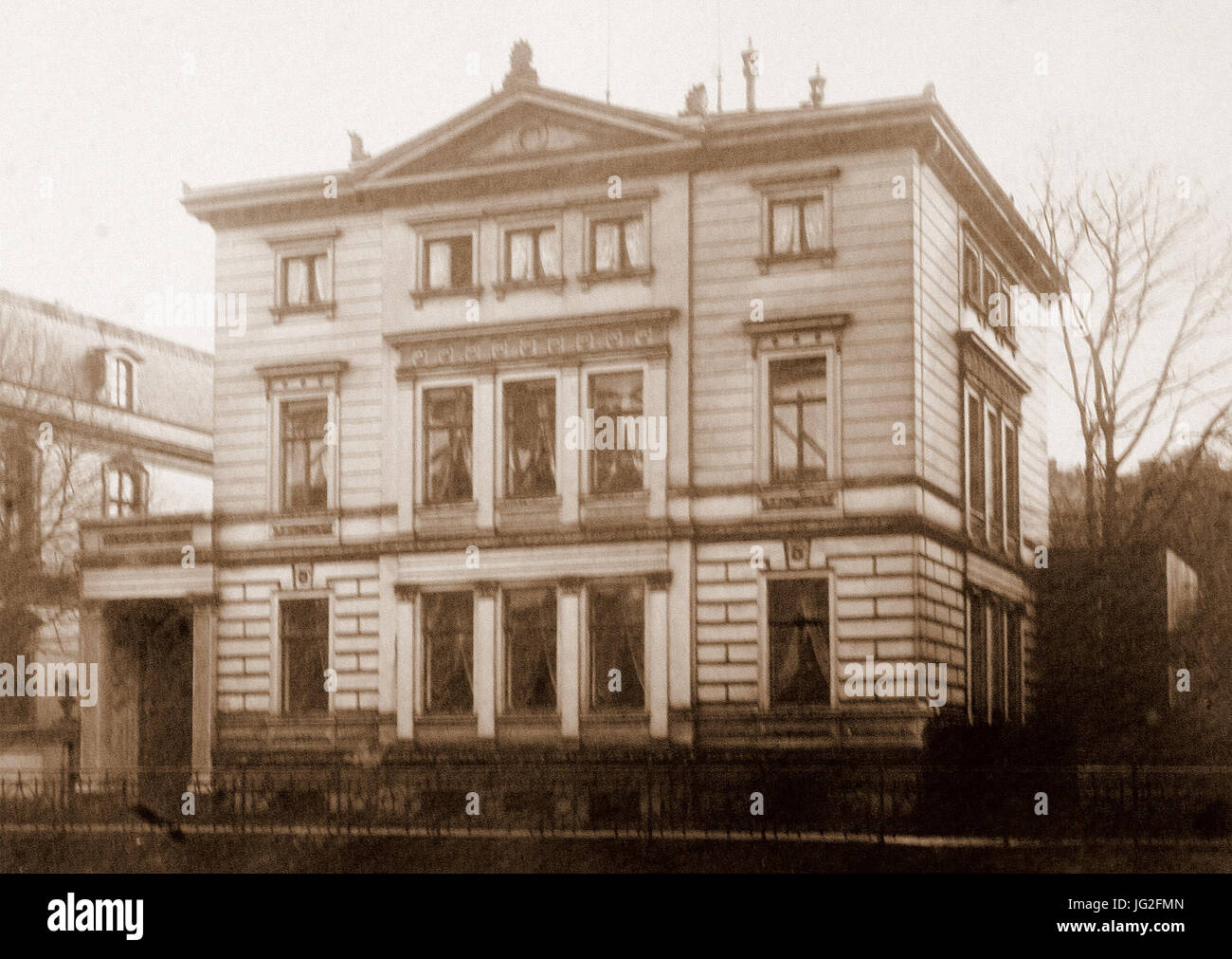 Julius Erbslöh II. Wohnhaus Straßenseite Stock Photo Alamy