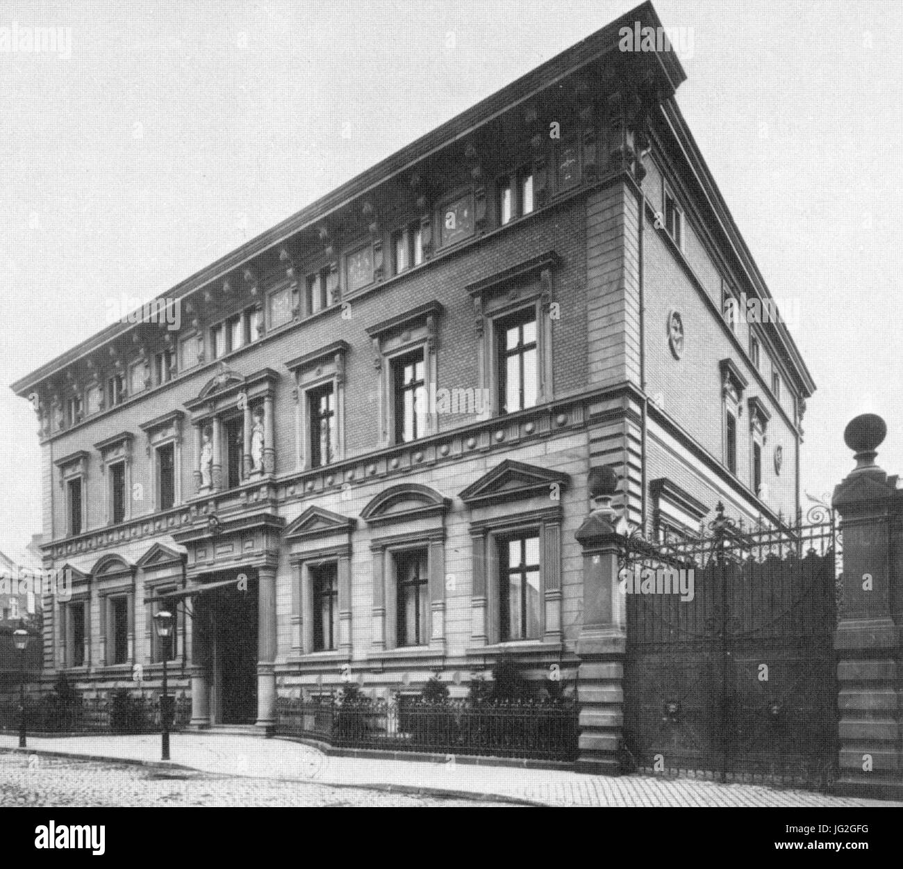 Koln Von Werth Strasse 14 Haus Langen 1880 Von H Pflaume Stock