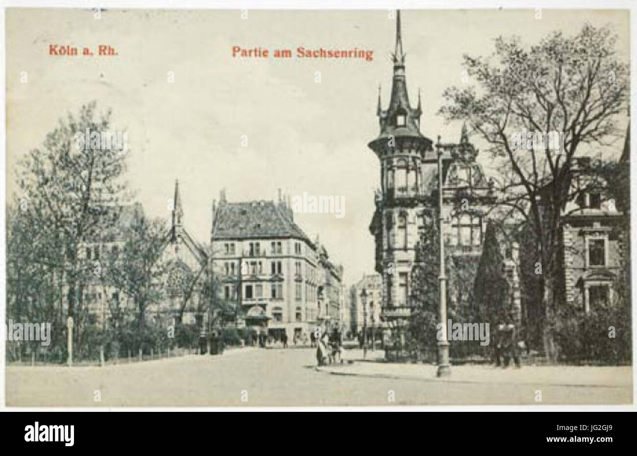 Köln Sachsenring 1906 Stock Photo