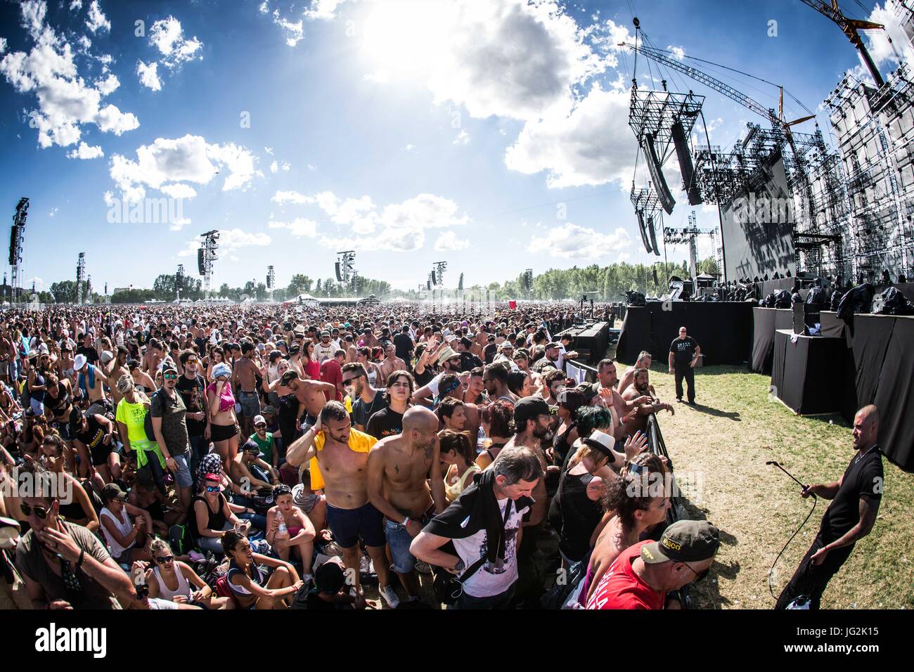 Modena, Italy. 01st July, 2017. The Italian rock star Vasco Rossi