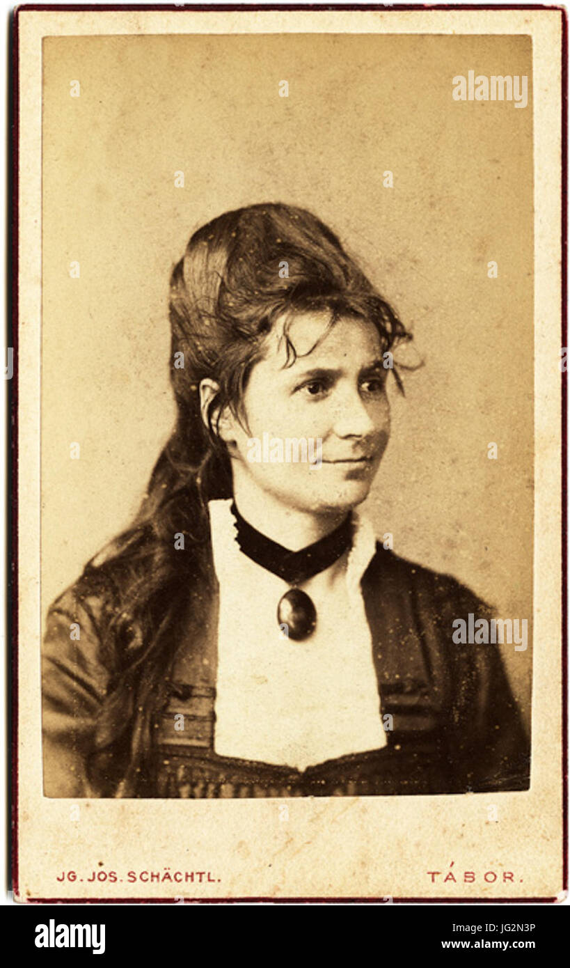 Kateřina Šechtlová 1877 Stock Photo - Alamy
