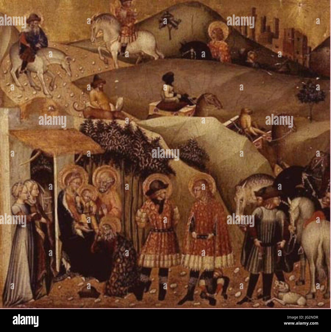 Giovanni di Paolo - The Adoration of the Magi 28Kröller-Müller Museum ...