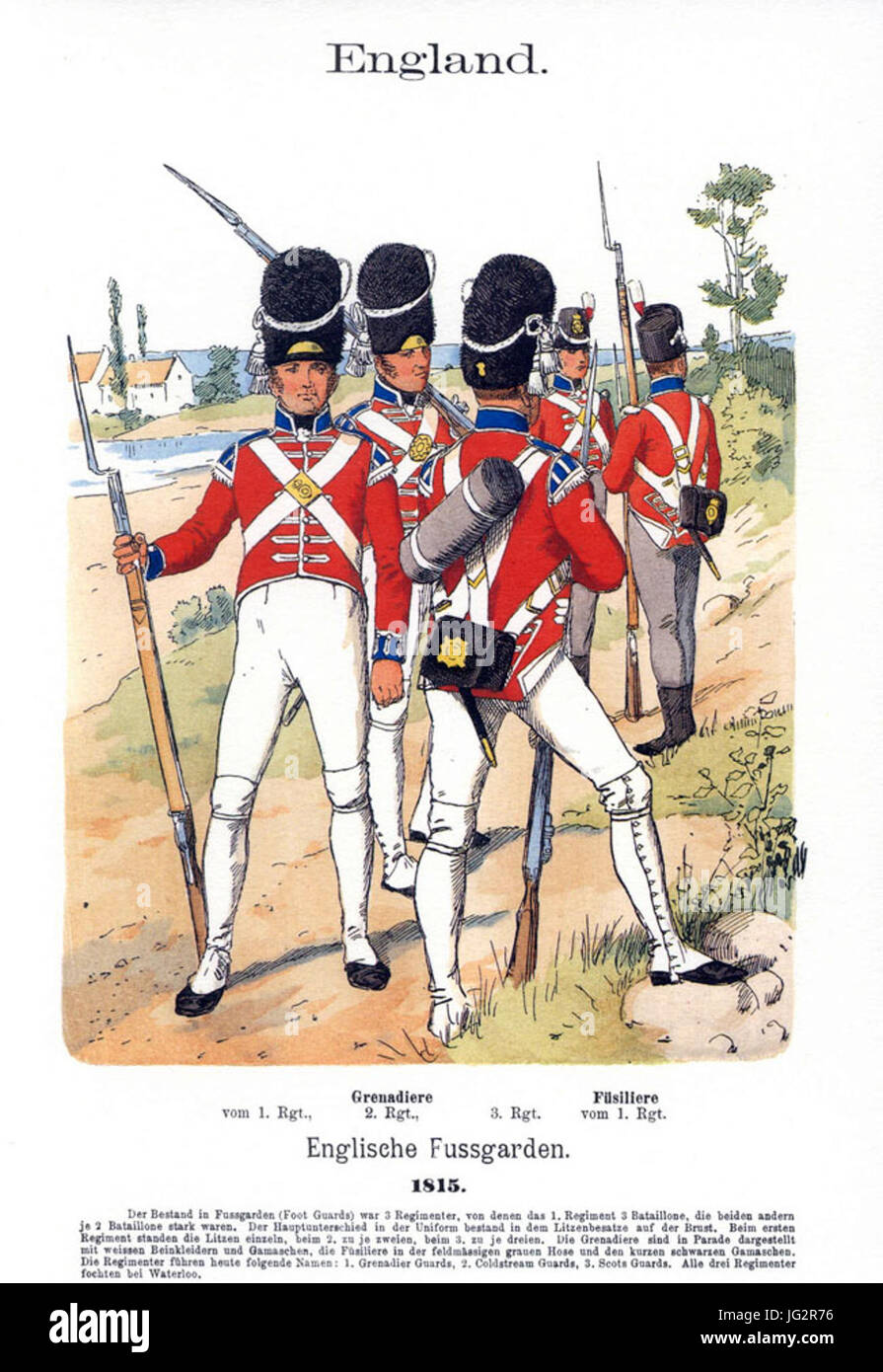 Британская гвардия 1812 униформа