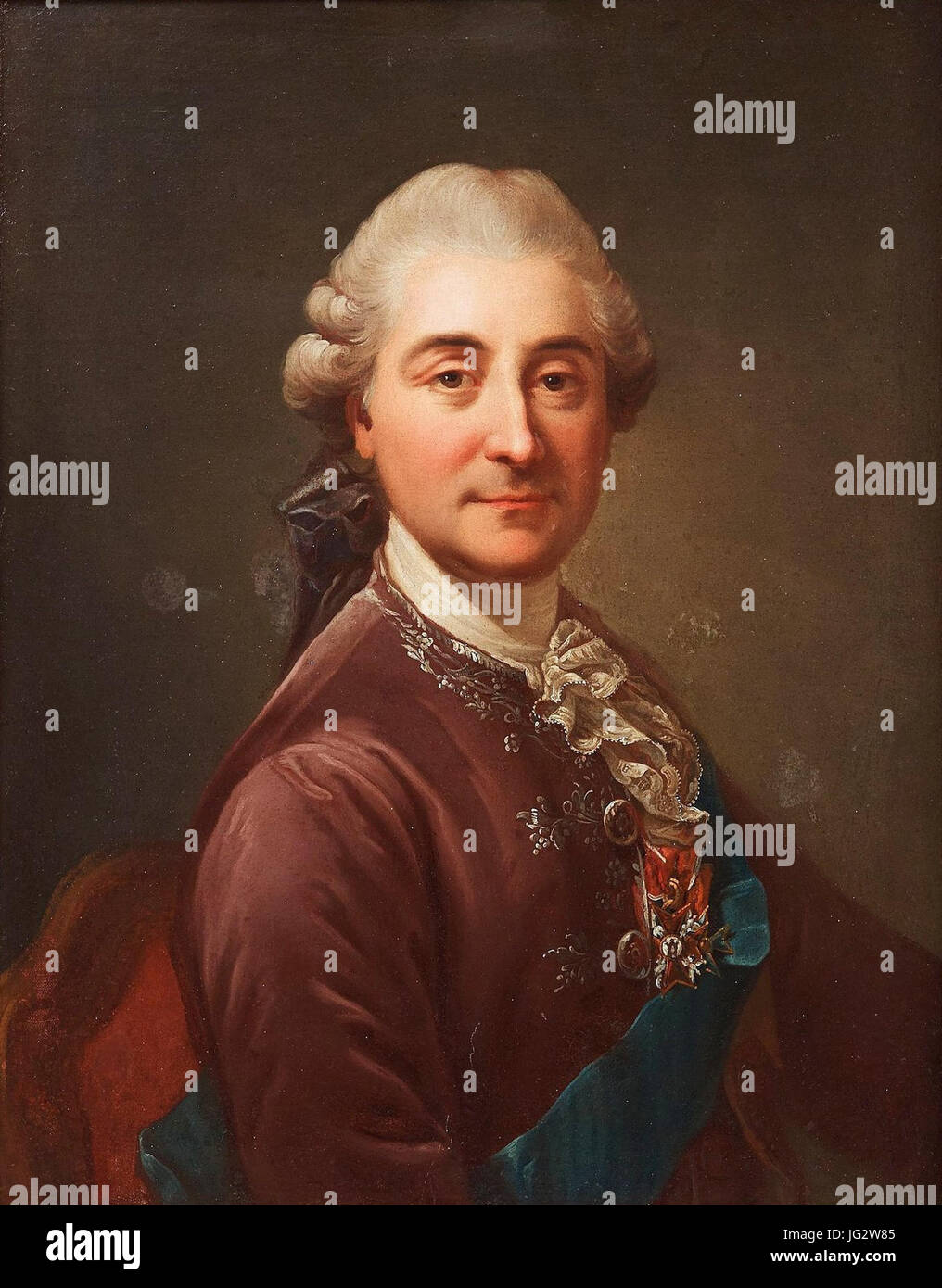 Król Stanisław August Poniatowski Stock Photo Alamy