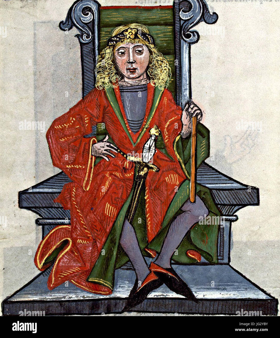 Lél (Chronica Hungarorum Stock Photo Alamy