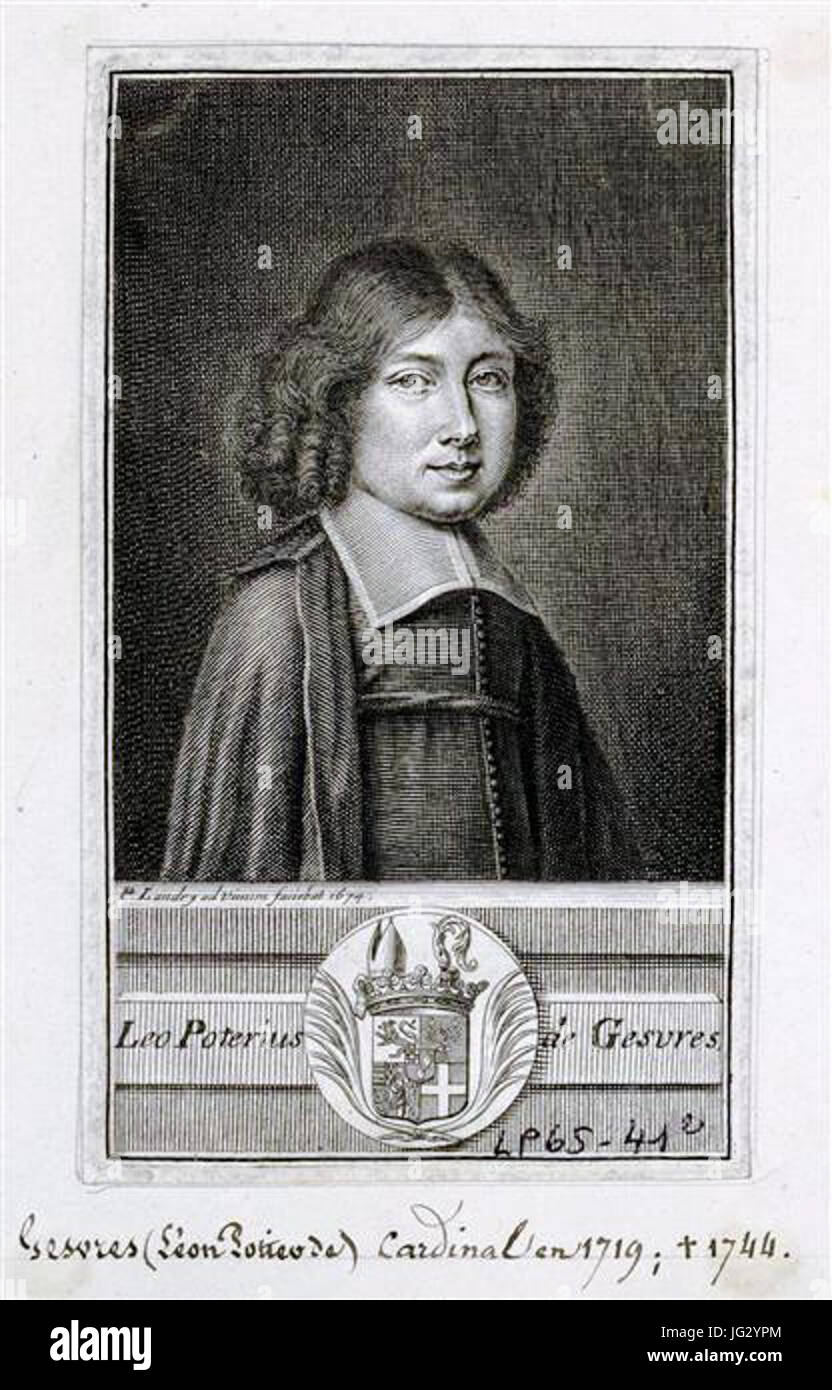 Léon Potier de Gesvres (16561744), représenté enfant Stock Photo Alamy