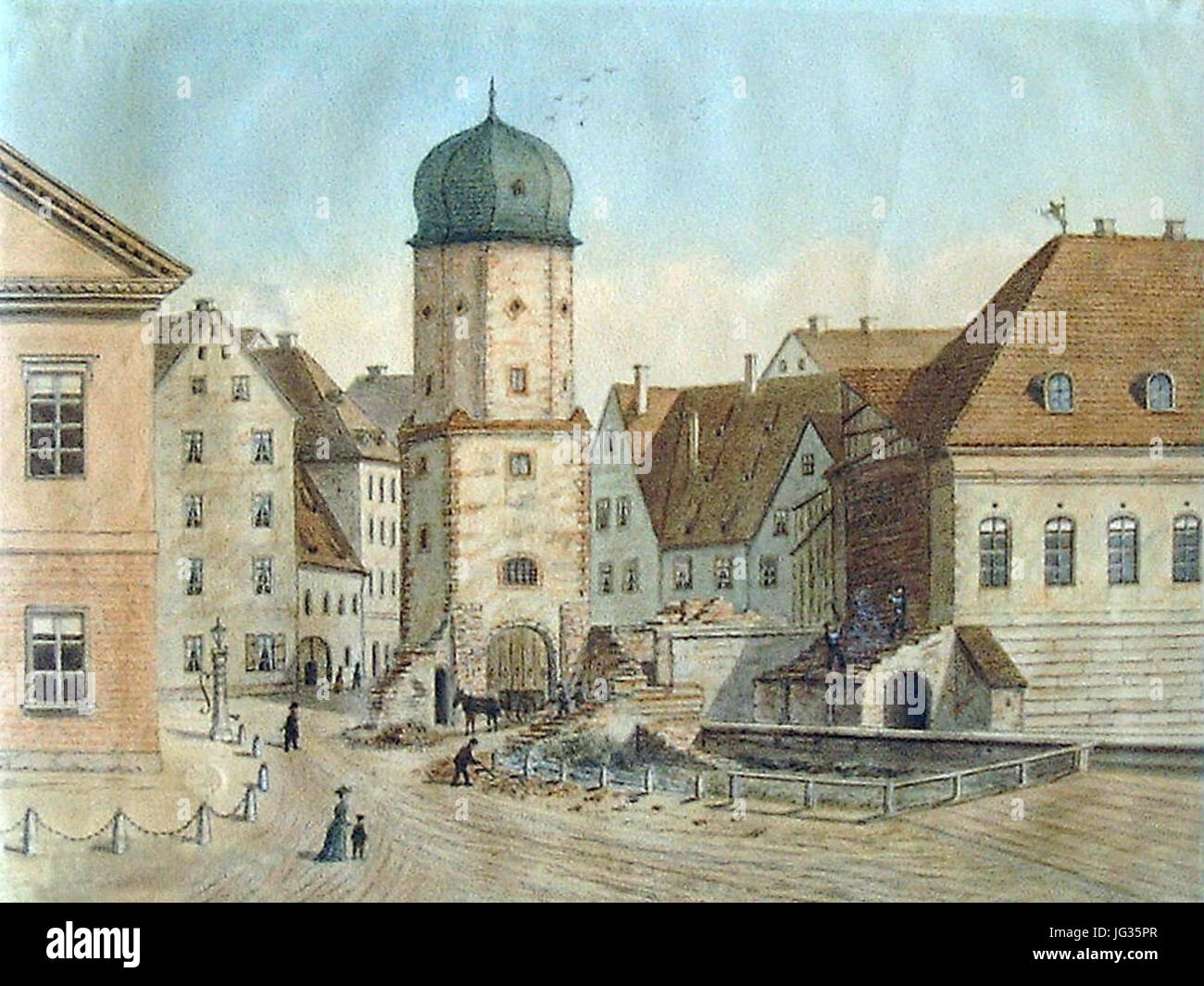 Leipzig Ranstädter Tor Stock Photo - Alamy