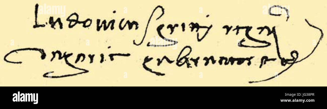 Lodovico Gritti aláírása Stock Photo Alamy