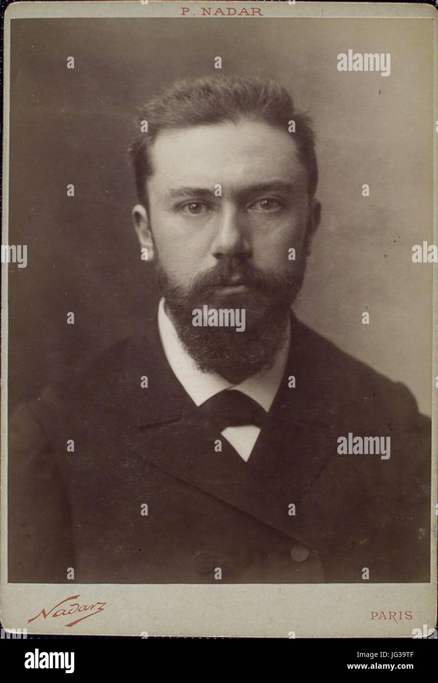 Gustave Geffroy - französischer Schriftsteller Stock Photo