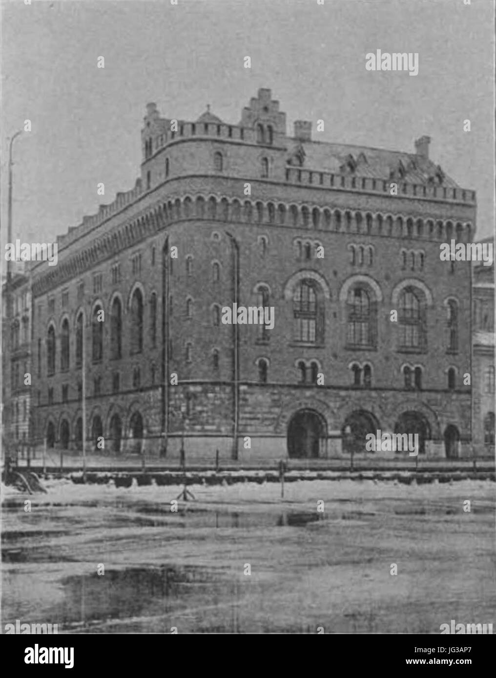 Old grain storage structure Black and White Stock Photos & Images - Alamy