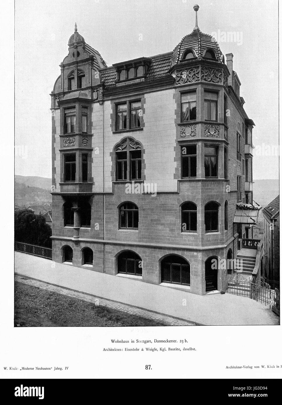 Haus In Stuttgart Danneckerstr 23 B Architekten Eisenlohr