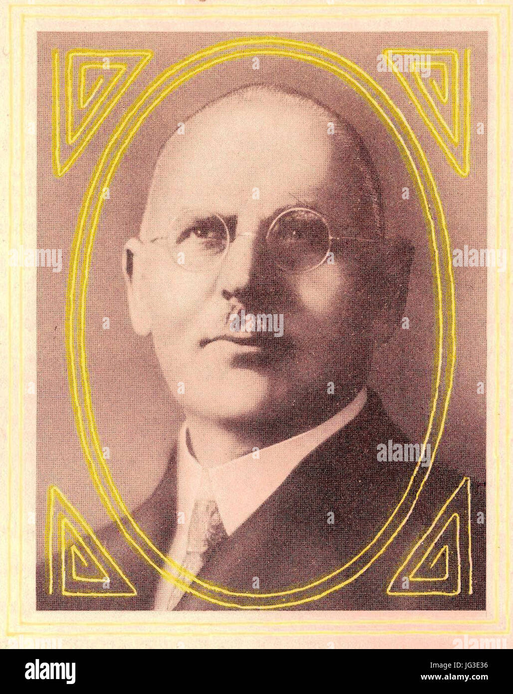 Heinrich De Fries, Gründer der Heinrich de Fries G.m.b.H Hebezeugfabrik in Düsseldorf (9.Januar 1904), verstorben 1909 Stock Photo