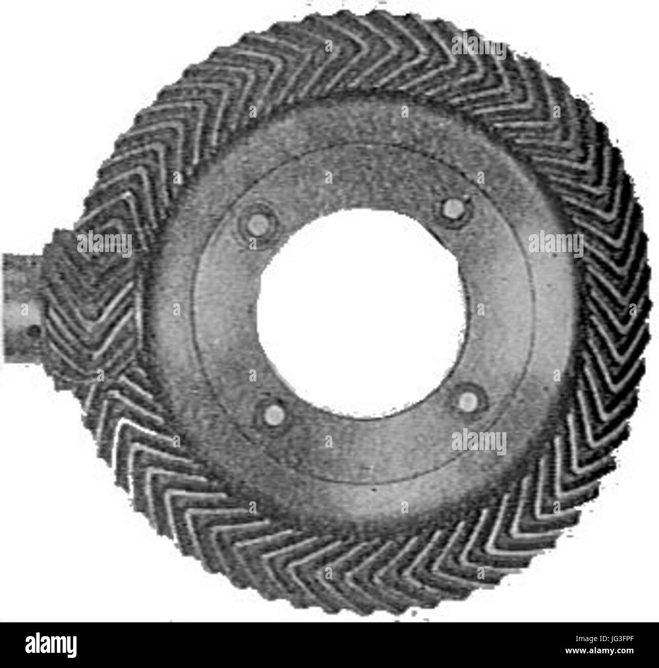 Herringbone doublehelical bevel gears Citroens patent 28Autocar