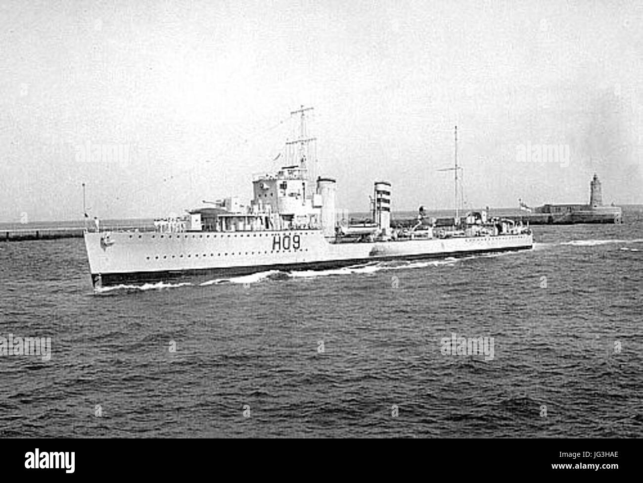 HMS ACASTA 28H0929 Stock Photo