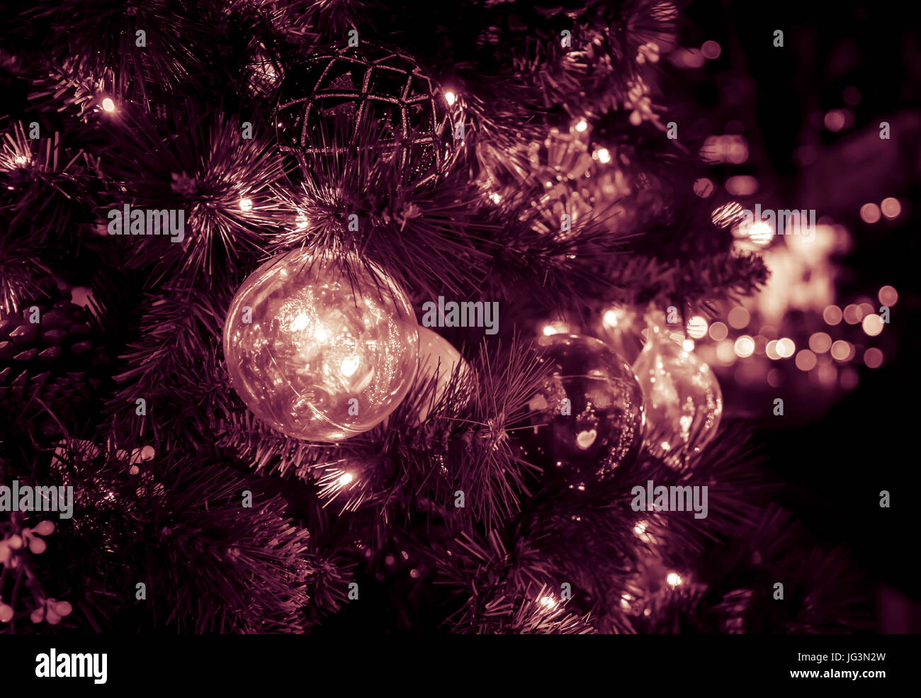 Christmas background with vintage style Stock Photo - Alamy