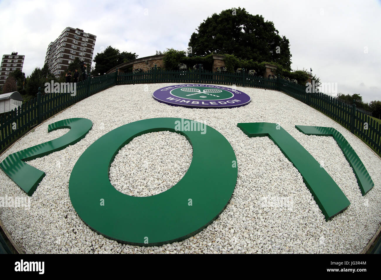 Day one of the wimbledon championships tennis hi res stock