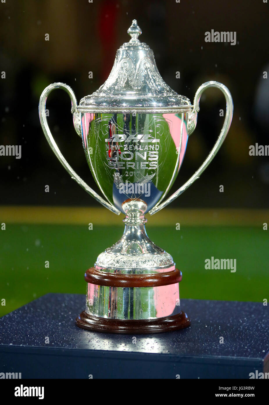 DHL New Zealand Lions Series Trophy during the second test of the 2017
