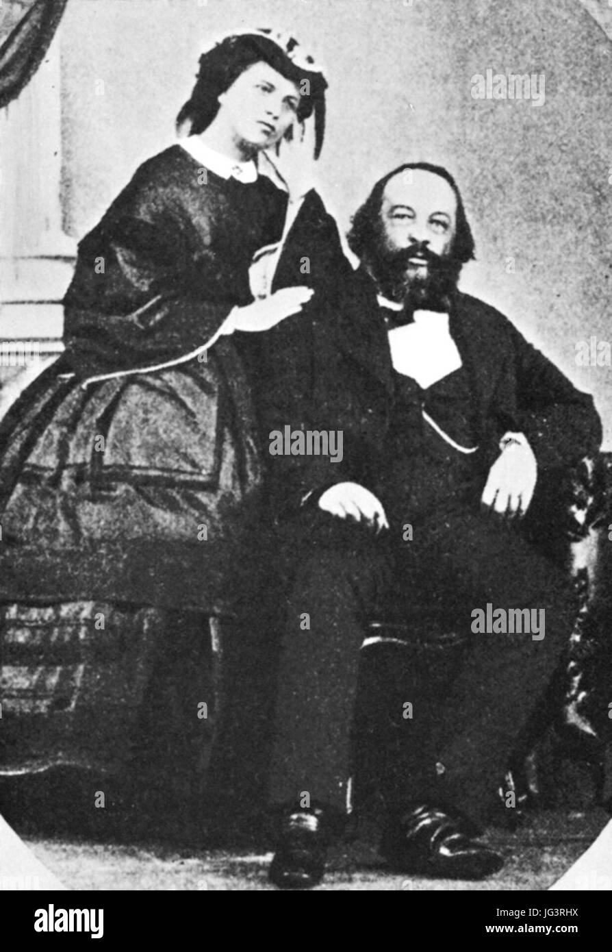 Mikhail Bakunin and Antonia Stock Photo - Alamy