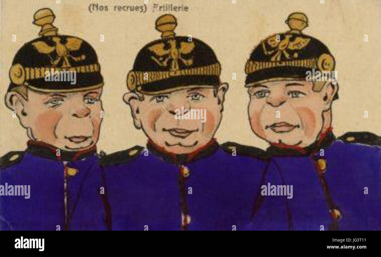 Militaire Humour Nos Recrues De L Artillerie 3 Gros Poulets Vers 1905 Stock Photo Alamy
