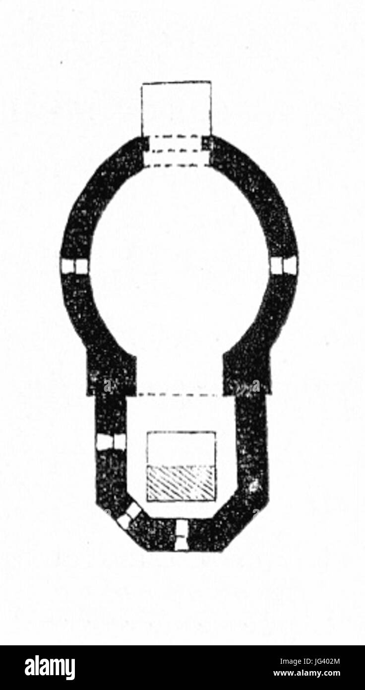 MZK 001 Nr 08 Kirchliche Baudenkmale des Mittelalters in Völkermarkt - Fig 02 Kirche St. Ruprecht - Rundkapelle Stock Photo