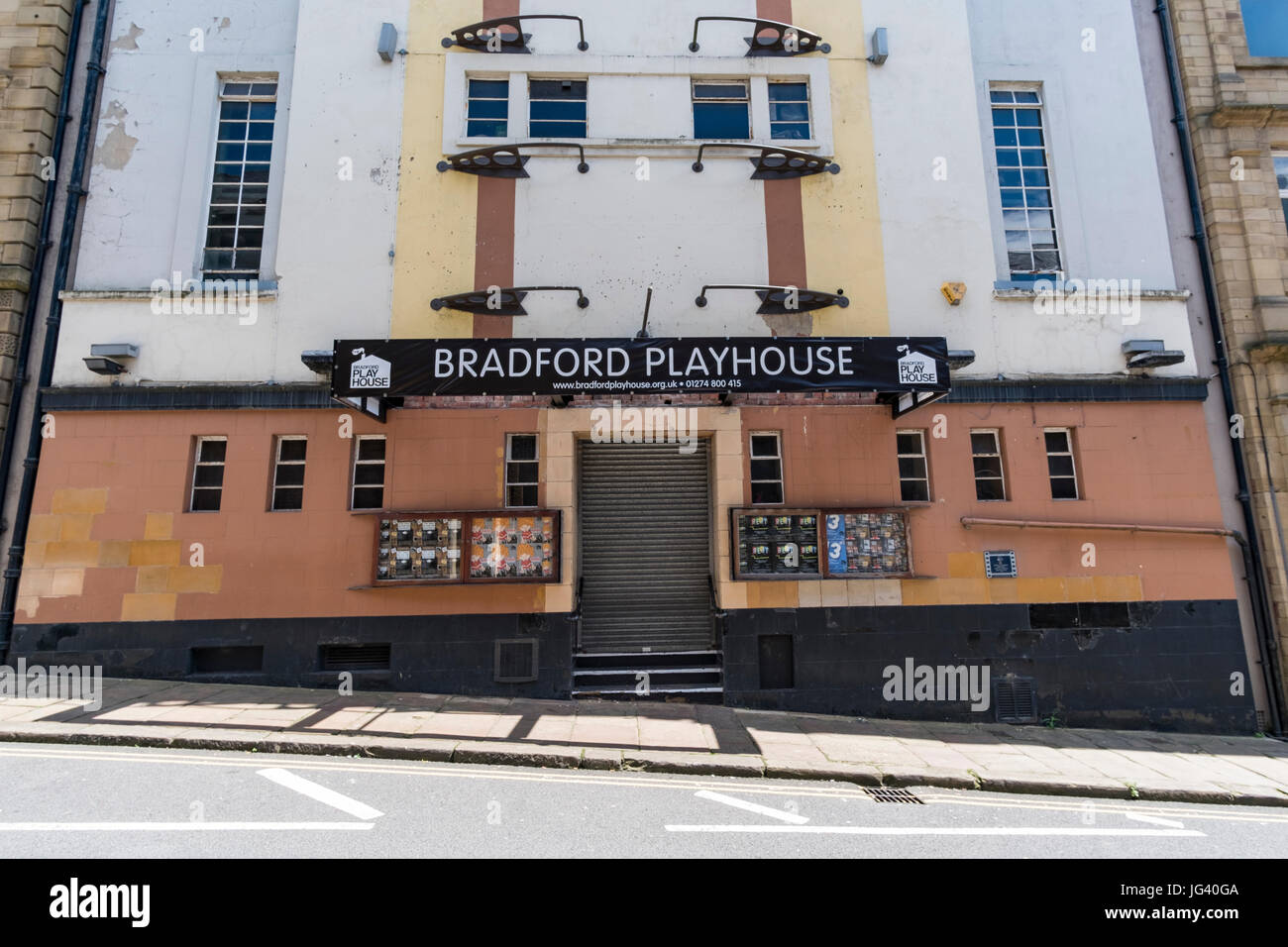 The historic Bradford Playhouse, in the Little Germany area of Bradford