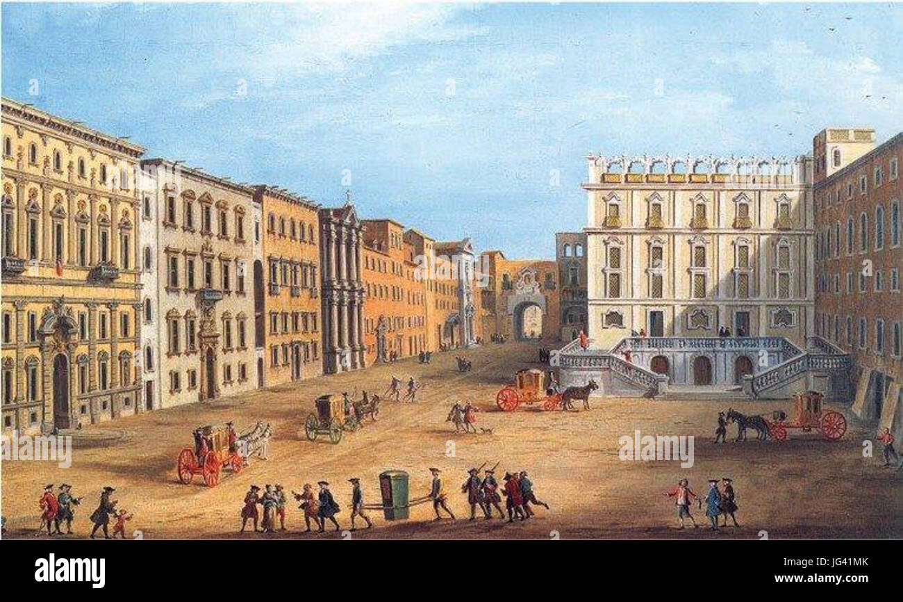 Napoli Piazza Bellini e Porta di Costantinopoli Stock Photo Alamy