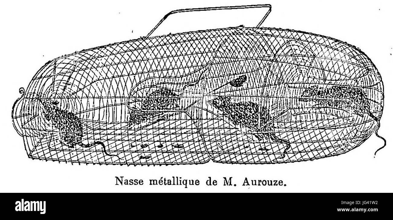Nasse métalique d'Étienne Aurouze Stock Photo
