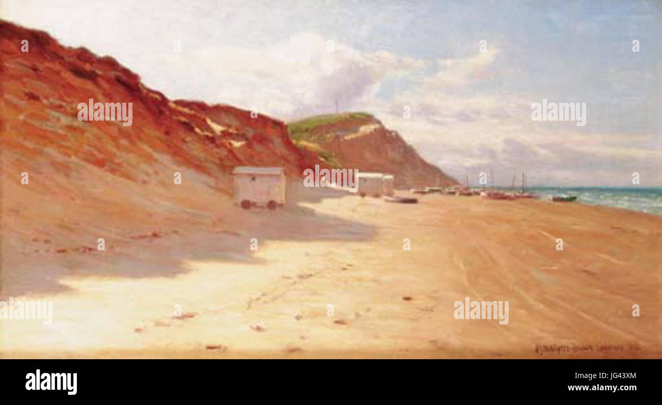 Niels Frederik Schiøttz-Jensen The Beach at Lonstrup Stock Photo - Alamy