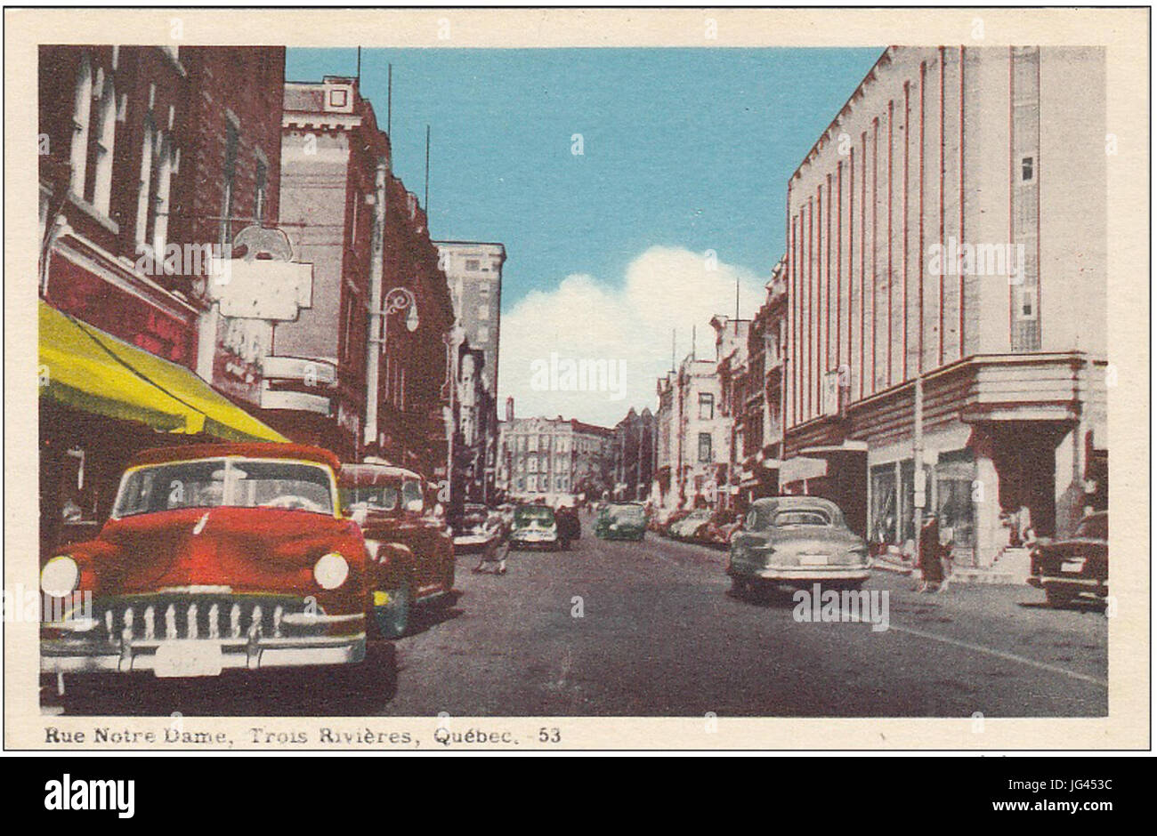 Trois rivieres map hires stock photography and images Alamy