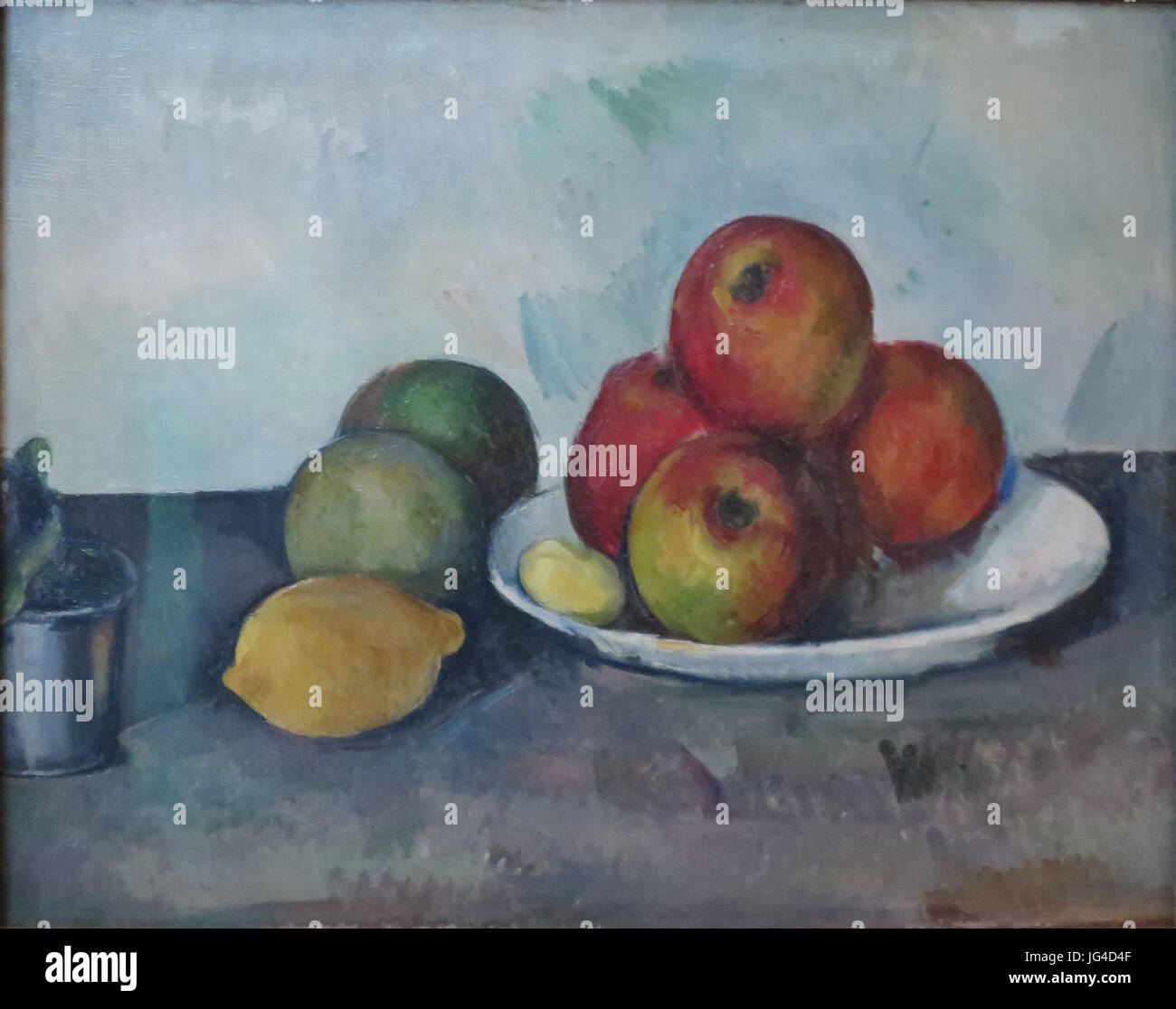 Paul cezanne, still life with apples hi-res stock photography and ...
