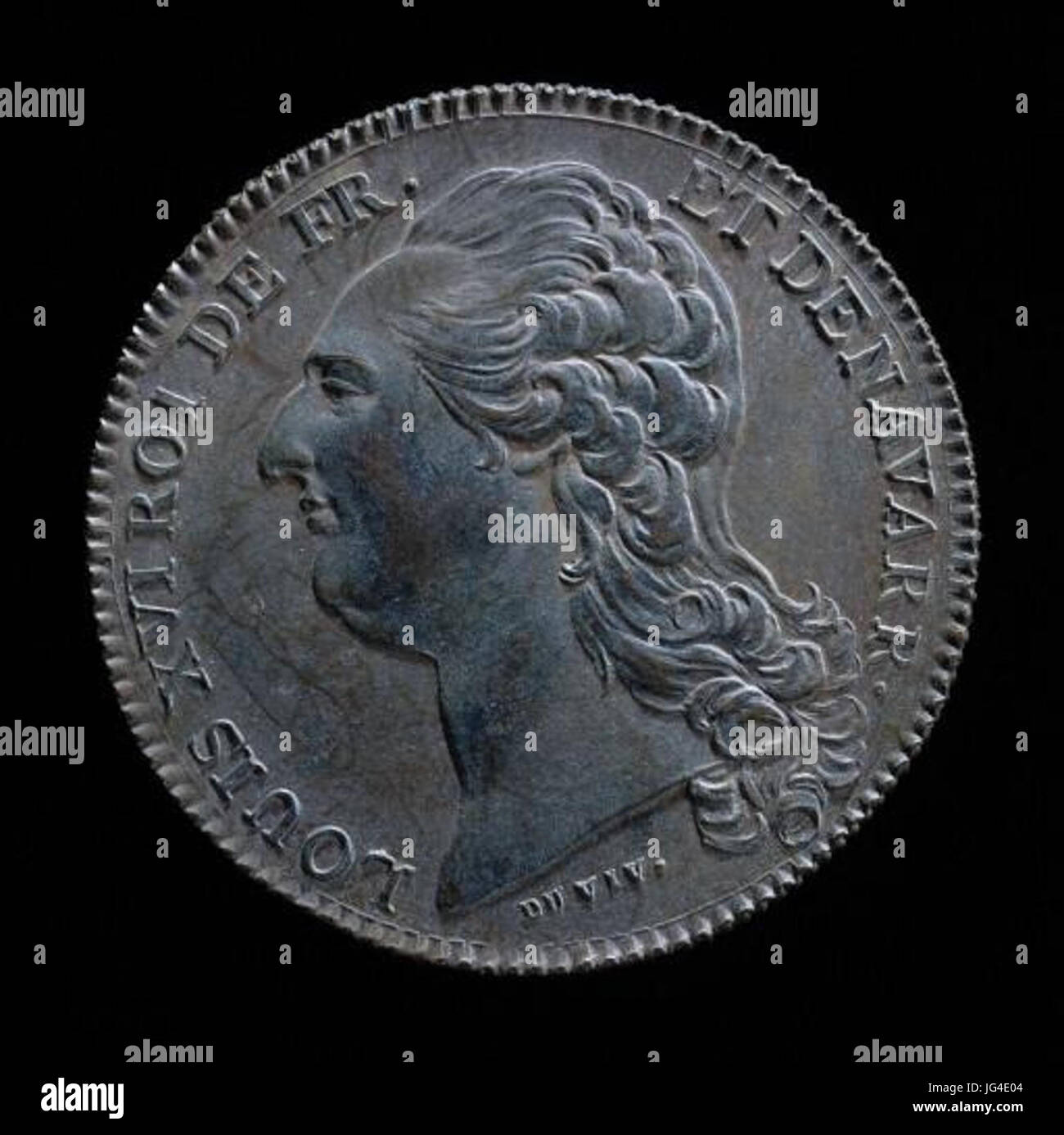 Médaille Rare Louis XVI Fils Saint Louis Montez Ciel 1793 - En Argent - Pièce De Collection