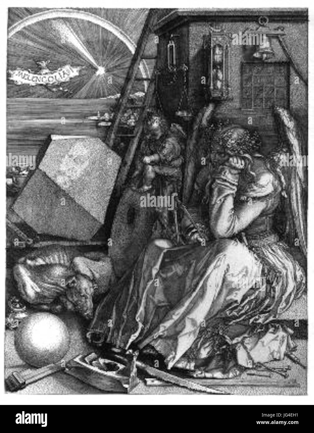 Melancolie Albrecht Durer Stock Photo Alamy