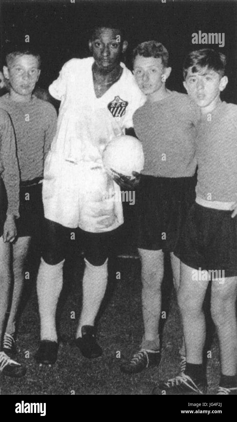 Santos FC - Pelé - Unieke Wimpel Originele 1962 Grote